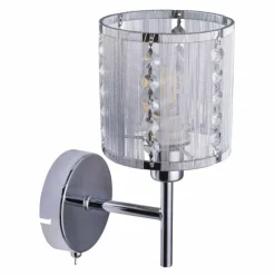 Luminaires Globo Lighting Applique murale Globo WUBA Chrome, 1 lumière* Appliques