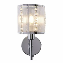 Luminaires Globo Lighting Applique murale Globo WUBA Chrome, 1 lumière* Appliques