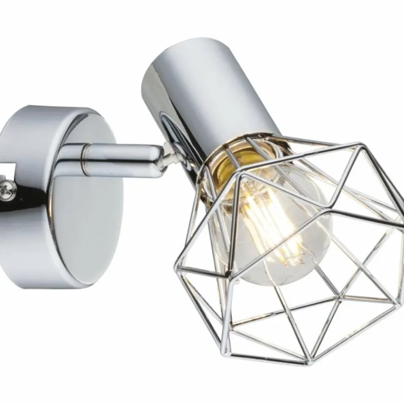 Luminaires Globo Lighting Applique murale Globo XARA Chrome, 1 lumière* Spots Et Projecteurs