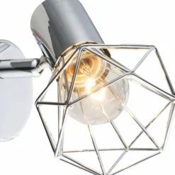 Luminaires Globo Lighting Applique murale Globo XARA Chrome, 1 lumière* Spots Et Projecteurs