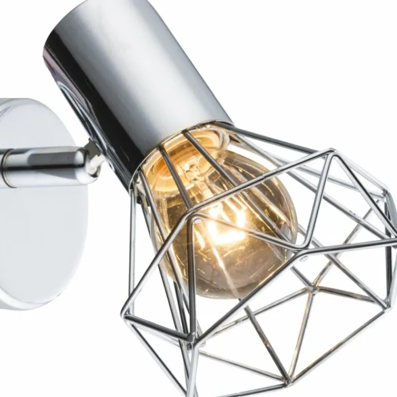 Luminaires Globo Lighting Applique murale Globo XARA Chrome, 1 lumière* Spots Et Projecteurs