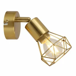 Lampes Dorées-Luminaires Globo Lighting Applique murale Globo XARA Or, 1 lumière