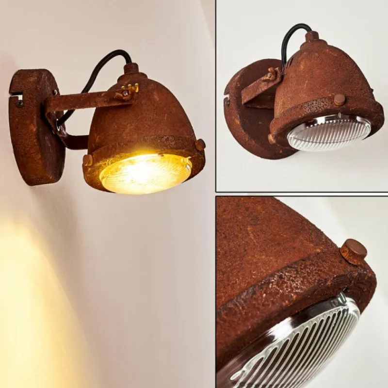 hofstein Applique murale Glostrup Rouille, 1 lumière