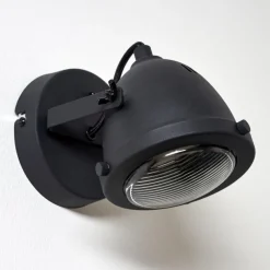 hofstein Applique murale Glostrup LED Noir, 1 lumière