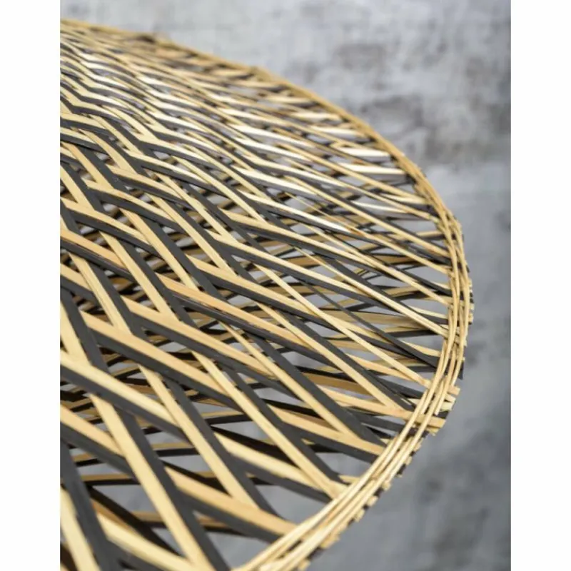 Style Boho-Chic-Good & Mojo Applique murale BALI Noir, 1 lumière