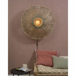 Style Boho-Chic-Good & Mojo Applique murale BALI Noir, 1 lumière