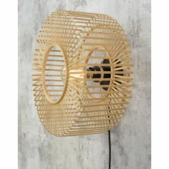 Style Boho-Chic-Good & Mojo Applique murale BROMO Noir, 1 lumière