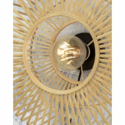 Style Boho-Chic-Good & Mojo Applique murale BROMO Noir, 1 lumière