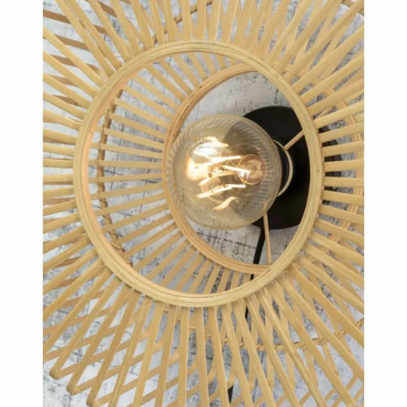 Style Boho-Chic-Good & Mojo Applique murale BROMO Noir, 1 lumière