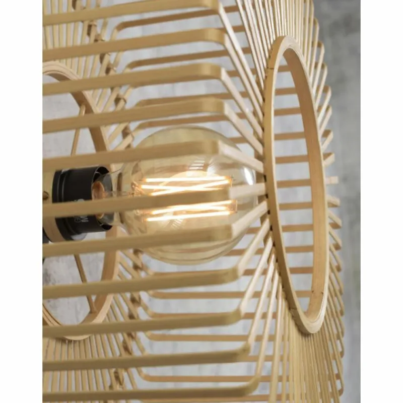 Style Boho-Chic-Good & Mojo Applique murale BROMO Noir, 1 lumière