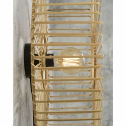 Style Boho-Chic-Good & Mojo Applique murale BROMO Noir, 1 lumière