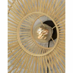 Style Boho-Chic-Good & Mojo Applique murale BROMO Noir, 1 lumière