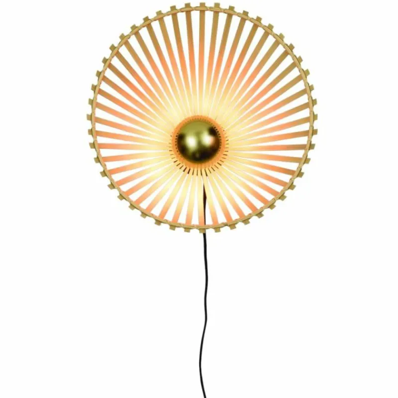 Style Boho-Chic-Good & Mojo Applique murale BROMO Noir, 1 lumière