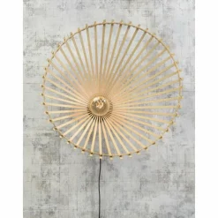 Style Boho-Chic-Good & Mojo Applique murale BROMO Noir, 1 lumière