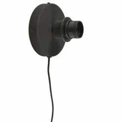 Style Boho-Chic-Good & Mojo Applique murale BROMO Noir, 1 lumière