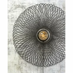 Style Boho-Chic-Good & Mojo Applique murale CANGO Noir, 1 lumière