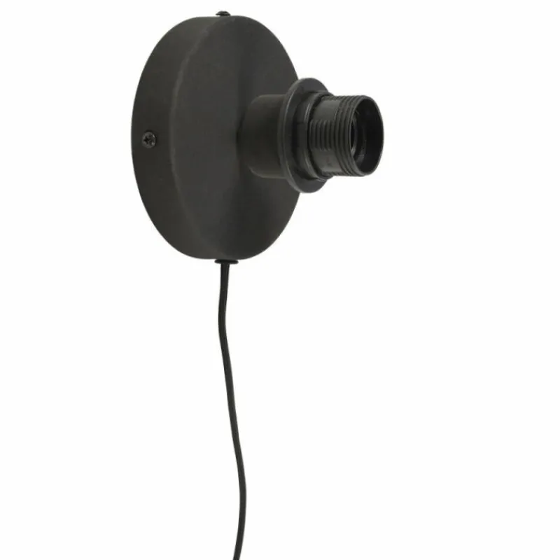 Style Boho-Chic-Good & Mojo Applique murale CANGO Noir, 1 lumière