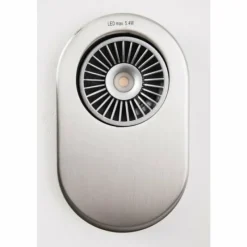 hofstein Applique murale Granada LED Nickel mat, 1 lumière