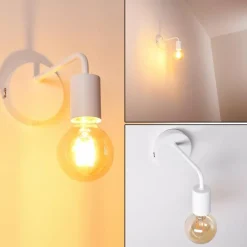 hofstein Applique murale Gravenstein Blanc, 1 lumière* Spots Et Projecteurs