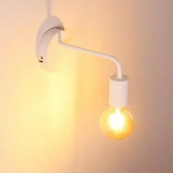 hofstein Applique murale Gravenstein Blanc, 1 lumière* Spots Et Projecteurs