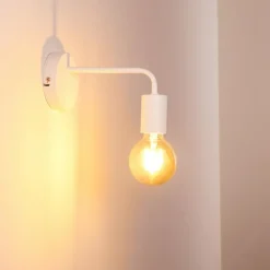 hofstein Applique murale Gravenstein Blanc, 1 lumière* Spots Et Projecteurs