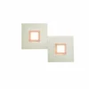 Luminaires Grossmann Applique murale Grossmann Karree LED Cuivre, 2 lumières* Éclairage Led
