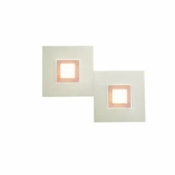 Luminaires Grossmann Applique murale Grossmann Karree LED Cuivre, 2 lumières* Éclairage Led