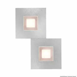 Luminaires Grossmann Applique murale Grossmann Karree LED Cuivre, 2 lumières* Éclairage Led