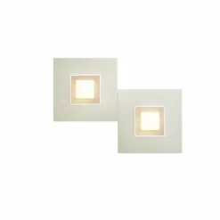 Luminaires Grossmann Applique murale Grossmann Karree LED Champagne, 2 lumières* Éclairage Led