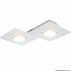 Luminaires Grossmann Applique murale Grossmann Karree LED Champagne, 2 lumières* Éclairage Led