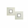 Luminaires Grossmann Applique murale Grossmann Karree LED Titane, 2 lumières* Éclairage Led