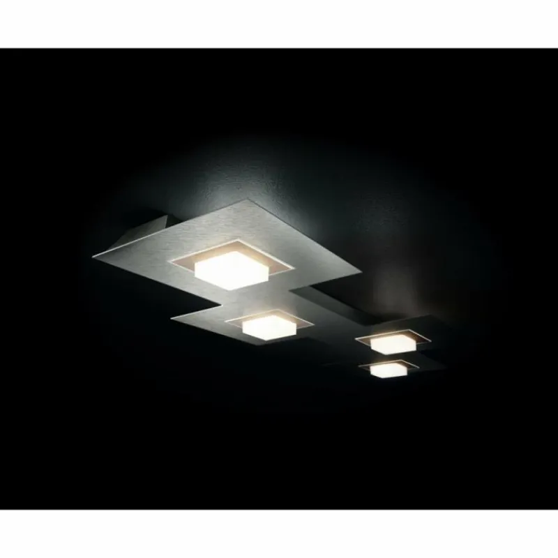 Luminaires Grossmann Applique murale Grossmann Karree LED Champagne, 4 lumières* Éclairage Led