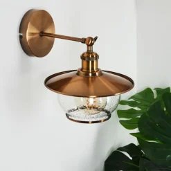 hofstein Applique murale Gryttje Bronze, 1 lumière