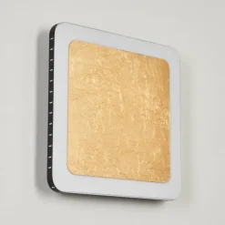 Lampes Dorées-hofstein Applique murale Guacacallo LED Or, Noir, Blanc, 1 lumière