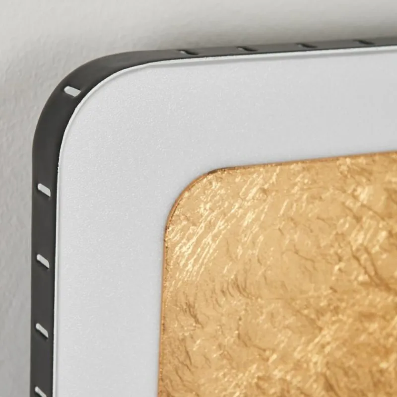 Lampes Dorées-hofstein Applique murale Guacacallo LED Or, Noir, Blanc, 1 lumière