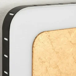 Lampes Dorées-hofstein Applique murale Guacacallo LED Or, Noir, Blanc, 1 lumière