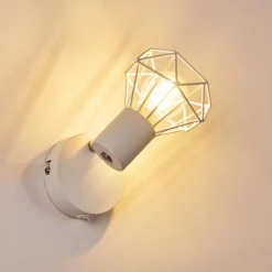 hofstein Applique murale Gullspang Blanc, 1 lumière* Spots Et Projecteurs
