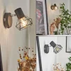Lampes Vintages & Rétros-hofstein Applique murale Gullspang Anthracite, Chrome, 1 lumière