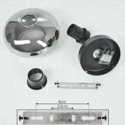 hofstein Applique murale Haikala Noir, 1 lumière