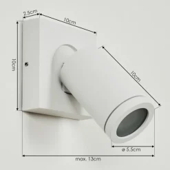 hofstein Applique murale Hakamken LED Blanc, 1 lumière