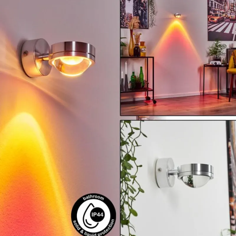 hofstein Applique murale Harare LED Chrome, 1 lumière