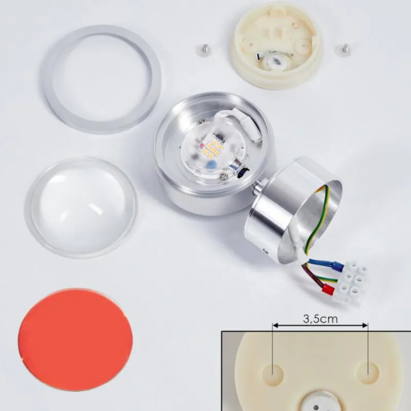 hofstein Applique murale Harare LED Chrome, 1 lumière