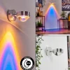 hofstein Applique murale Harare LED Chrome, 1 lumière