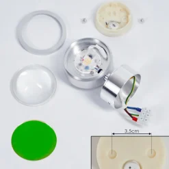 hofstein Applique murale Harare LED Chrome, 1 lumière