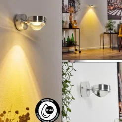 hofstein Applique murale Harare LED Chrome, 1 lumière