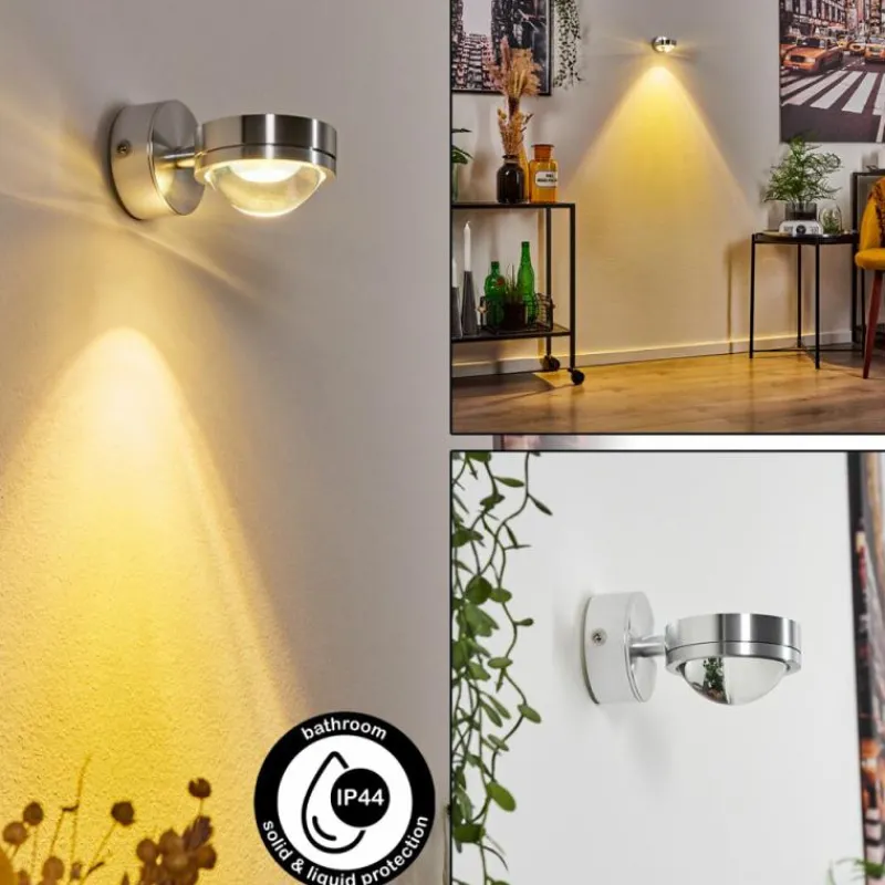 hofstein Applique murale Harare LED Chrome, 1 lumière