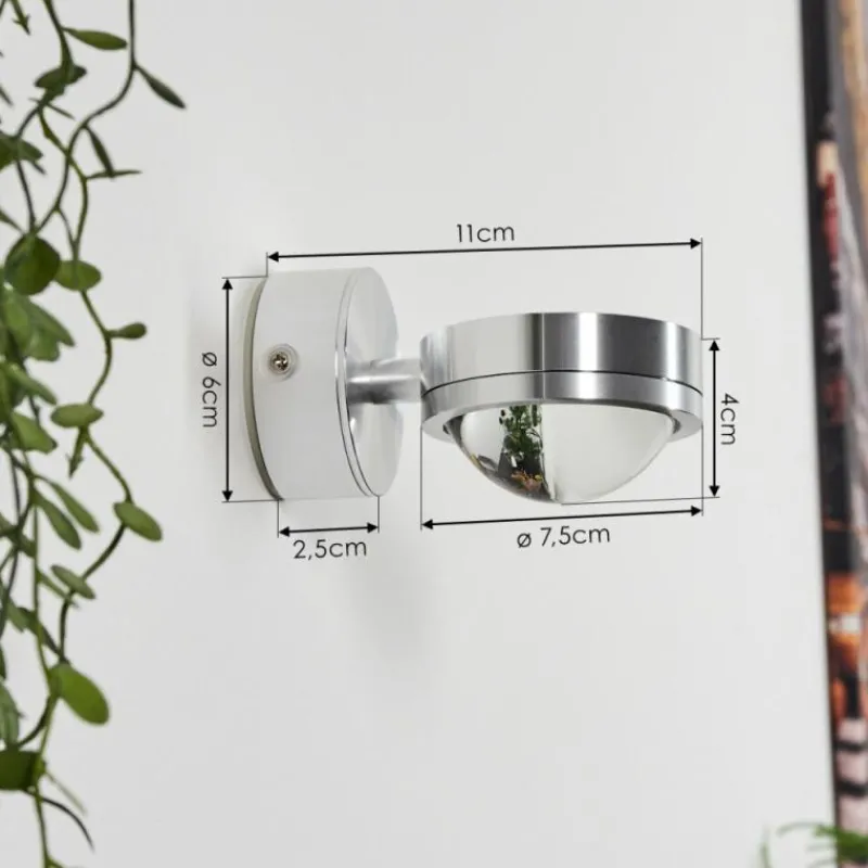 hofstein Applique murale Harare LED Chrome, 1 lumière
