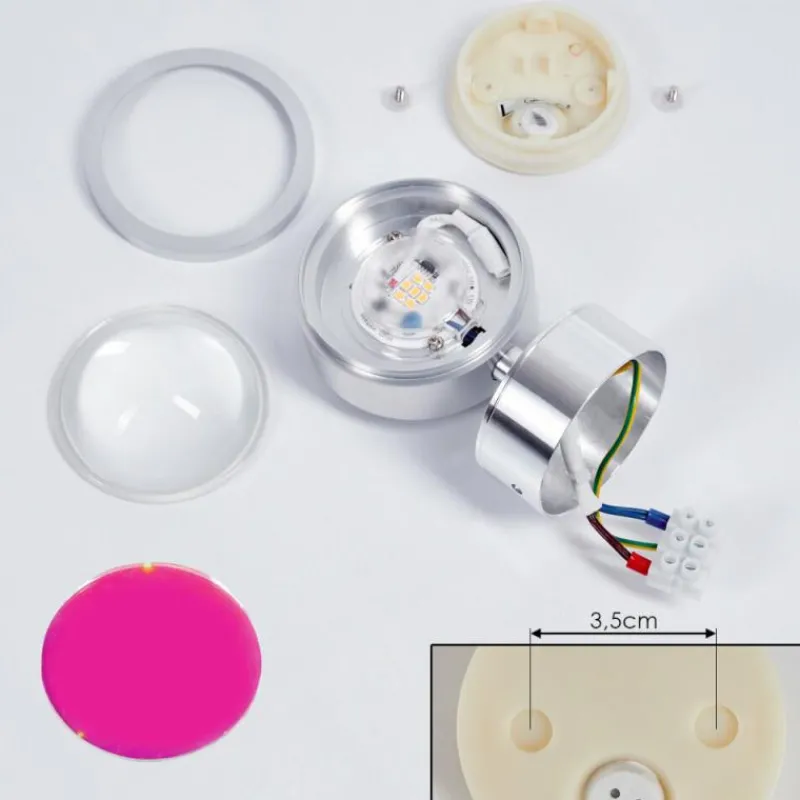 hofstein Applique murale Harare LED Chrome, 1 lumière