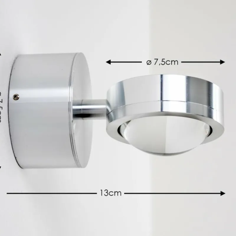 hofstein Applique murale Harare LED Aluminium, 1 lumière