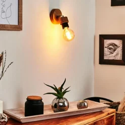 Lampes Industrielles-hofstein Applique murale Harran Chrome, Écru, 1 lumière